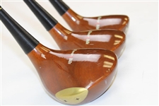 Power Bilt Citation USA Persimmon Driver, 3 & 5 Woods