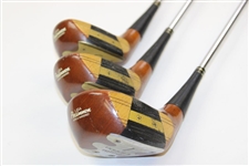 Power Bilt Citation USA Persimmon Driver, 3 & 5 Woods