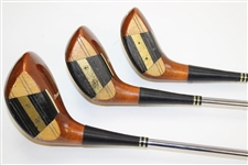 Power Bilt Citation USA Persimmon Driver, 3 & 5 Woods