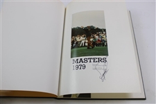 Fuzzy Zoeller Signed 1979 Masters Tournament Green Annual Book JSA ALOA