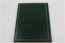 Fuzzy Zoeller Signed 1979 Masters Tournament Green Annual Book JSA ALOA