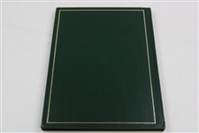 Seve Ballesteros Signed 1980 Masters Tournament Green Annual Book JSA ALOA