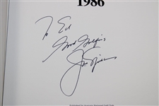 Jack Nicklaus Signed 1986 Masters Tournament Green Annual Book JSA ALOA