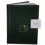 Sandy Lyle Signed 1988 Masters Tournament Green Annual Book JSA ALOA