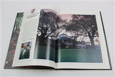 Nick Faldo Signed 1989 Masters Tournament Green Annual Book JSA ALOA