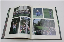 Nick Faldo Signed 1989 Masters Tournament Green Annual Book JSA ALOA