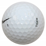 Tiger Woods Personal Used & Marked Nike Tiger One Gold TW Golf Ball
