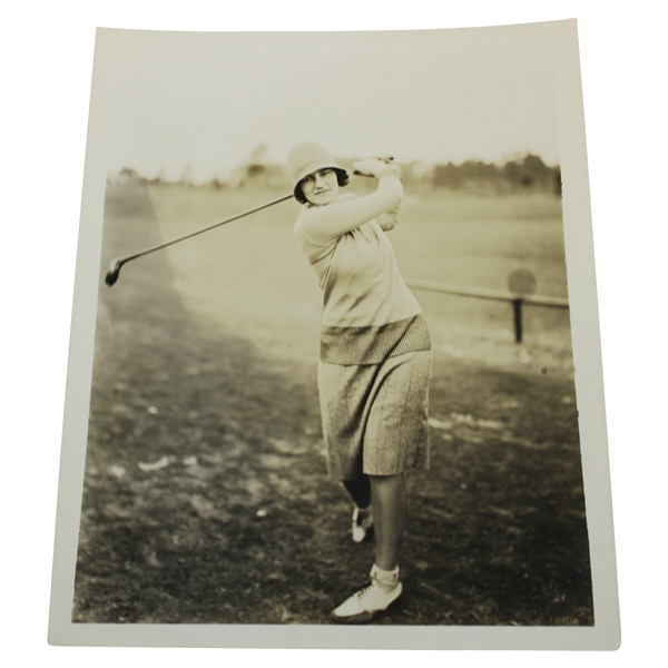 Maureen Orcutt Original Photo Swinging Pose - Signed On Back