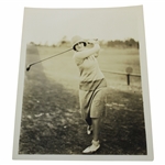 Maureen Orcutt Original Photo Swinging Pose - Signed On Back