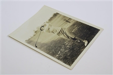Maureen Orcutt Original Photo Swinging Pose - Signed On Back