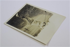 Maureen Orcutt Original Photo Swinging Pose - Signed On Back
