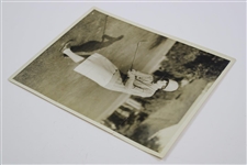 Maureen Orcutt Original Photo Signed On Back Orcutt Estate - Two Crease Lines