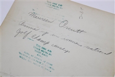 Maureen Orcutt Original Photo Signed On Back Orcutt Estate - Two Crease Lines