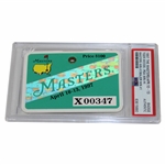 1997 Masters SERIES Badge - Tiger Woods First Masters & 1st Major Win PSA AUTHENTIC