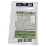 2021 Masters Tuesday Practice Round Ticket #X01921 PSA NM-MT 8