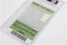 2021 Masters Tuesday Practice Round Ticket #X01921 PSA NM-MT 8
