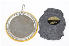 1964 Dallas Open at Oak Cliff CC Contestants Badge & Pocket Crest of Champion 