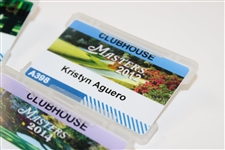 Five (5) Masters Tournament Clubhouse Badges - 2011-2015