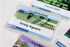 Five (5) Masters Tournament Clubhouse Badges - 2011-2015