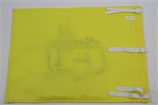 Trevor Immelman Signed Masters Undated Flag with 2008 Masters Badge JSA ALOA