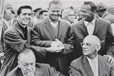 Bobby Jones & Big 3 w/Clifford Roberts AP Wire Photo Trophy Ceremony - 1965 Masters 