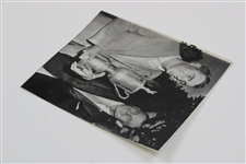 Jack Fleck & Ben Hogan 1955 US Open Championship Wire Photo