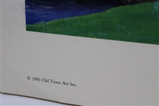 Goalby, Floyd & Aaron Signed 12th Hole Ltd Ed Augusta Print #1604/1950 Artist JSA ALOA