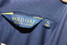 2015 US Open at Chambers Bay Long Sleeve 1/4 Zip Navy Blue Jacket - Worn - Size XL
