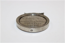 1877 Medal Presented to the Carnoustie & Taymouth Golf Club by Mr. Robert Steven