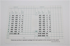 Herman Keiser Signed Augusta National Golf Club Scorecard JSA ALOA