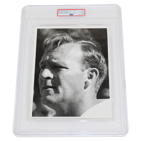 Arnold Palmer 1969 Original News Service Close Profile Photo Authentic Type 1 PSA #84270699