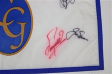 Nicklaus, Casper, Irwin & Six (6) others Signed Champions Gate Course Flag JSA ALOA