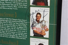 Payne Stewart Signed SLAM PGA Grand Slam of Golf Page - Framed JSA ALOA