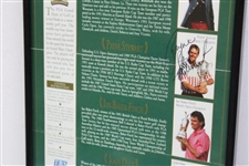 Payne Stewart Signed SLAM PGA Grand Slam of Golf Page - Framed JSA ALOA