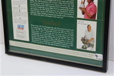 Payne Stewart Signed SLAM PGA Grand Slam of Golf Page - Framed JSA ALOA