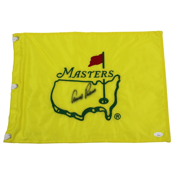 Arnold Palmer Signed Undated Masters Embroidered Flag JSA #YY17048