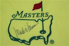 Mark O'Meara Signed Undated Embroidered Masters Flag JSA #AI76829