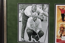 Arnold Palmer & Jack Nicklaus Signed 'King & Bear' Grand Opening Booklet Display JSA