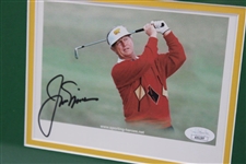 Jack Nicklaus Signed Masters Six Victories Collage Photo Display - Framed JSA #AI62297