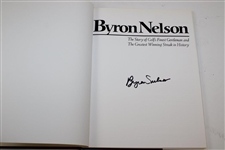 Byron Nelson Signed 1997 'Byron Nelson…' 1st Edition Book by Martin Davis JSA ALOA