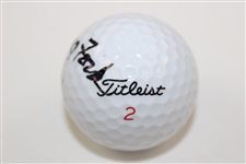 Doug Ford Signed Masters Logo Golf Ball JSA ALOA
