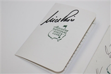 Couples, Marcus Allen, Price & Appleby Signed Augusta National Scorecards JSA ALOA