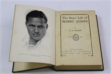 1931 'The Boys Life of Bobby Jones' First Edition Book by O.B. Keeler
