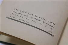 1931 'The Boys Life of Bobby Jones' First Edition Book by O.B. Keeler