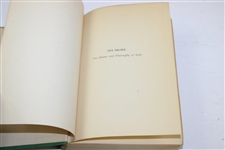1929 'Ida Broke: The Humor & Philosophy of Golf' 1st Ed Book by Chick Evans & Barrie Payne