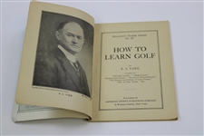 1920 Spalding Primer Series 'How To Learn Golf' by P.A. Vaile