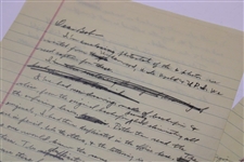 Ferris Mack Handwritten Editorial Letter To Bobby Jones w/Effect Of Spin In Flight Content/Drawings