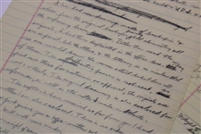 Ferris Mack Handwritten Editorial Letter To Bobby Jones w/Effect Of Spin In Flight Content/Drawings