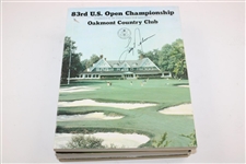 US Champs North, Floyd, Nelson, Zoeller & Simpson Signed 1983-87 US Open Programs JSA ALOA