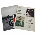 1974 & 1976 NCAA Golf Championship Official Programs